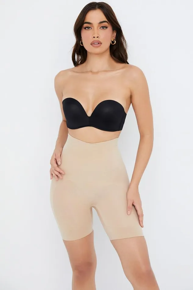 Women Sculpting Shorts Almond House Of CB Shapewear Women Sculpting Shorts Almond House Of CB Shapewear