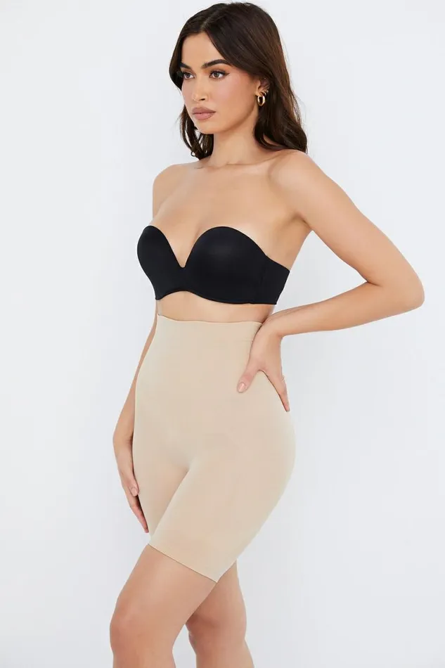Women Sculpting Shorts Almond House Of CB Shapewear Women Sculpting Shorts Almond House Of CB Shapewear