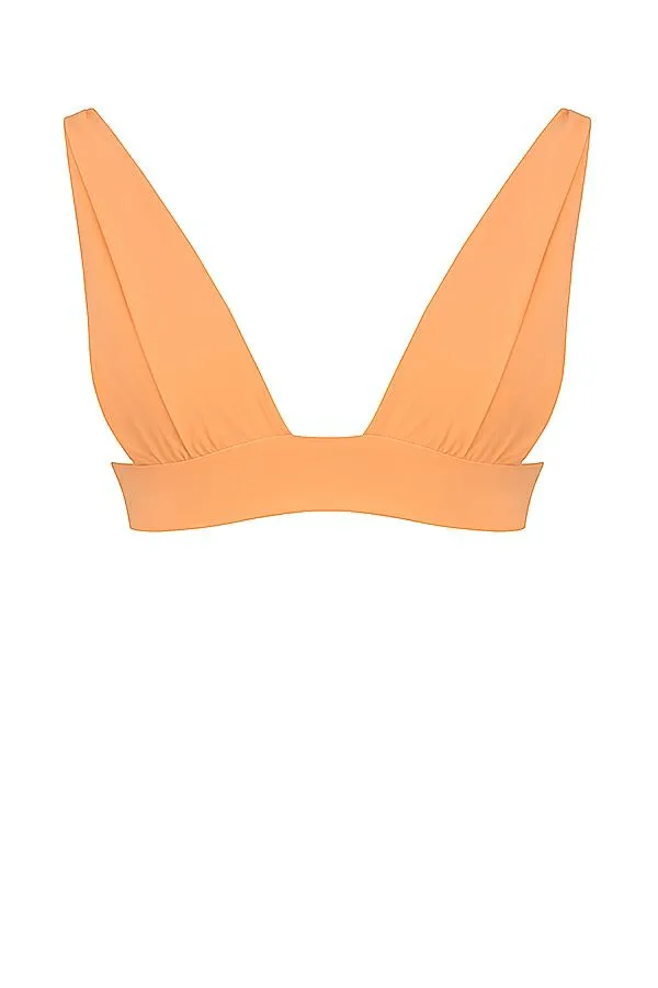 Women Seychelles Light Orange Tie Back Bikini Top House Of CB Swimwear Women Seychelles Light Orange Tie Back Bikini Top House Of CB Swimwear