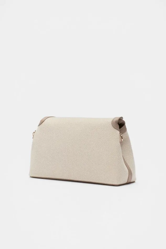 Women Shoulder Bags Seed Heritage Textured Curved Handbag Cookie