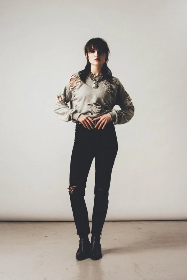 Women Shredded Sweatshirt OTHER HOODIES and SWEATS
