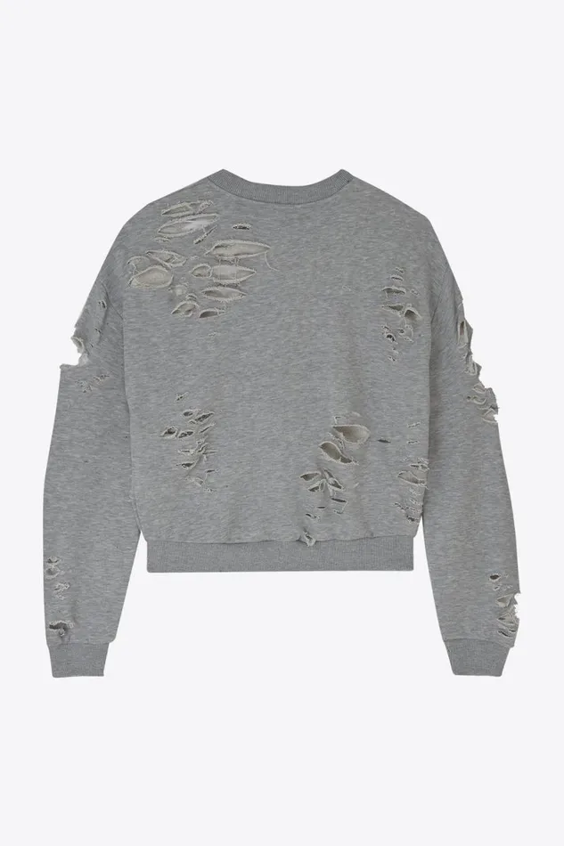 Women Shredded Sweatshirt OTHER HOODIES and SWEATS