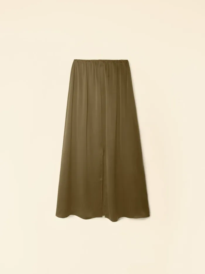 Women Skirts XRENA Olive Gold Sela Skirt Women Skirts XRENA Olive Gold Sela Skirt