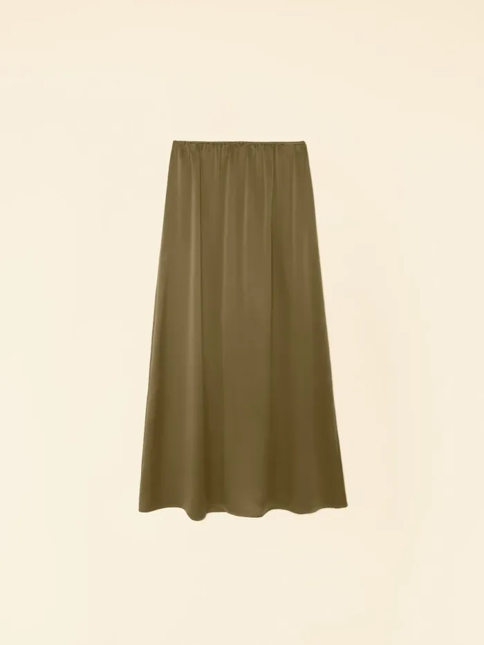 Women Skirts XRENA Olive Gold Sela Skirt Women Skirts XRENA Olive Gold Sela Skirt