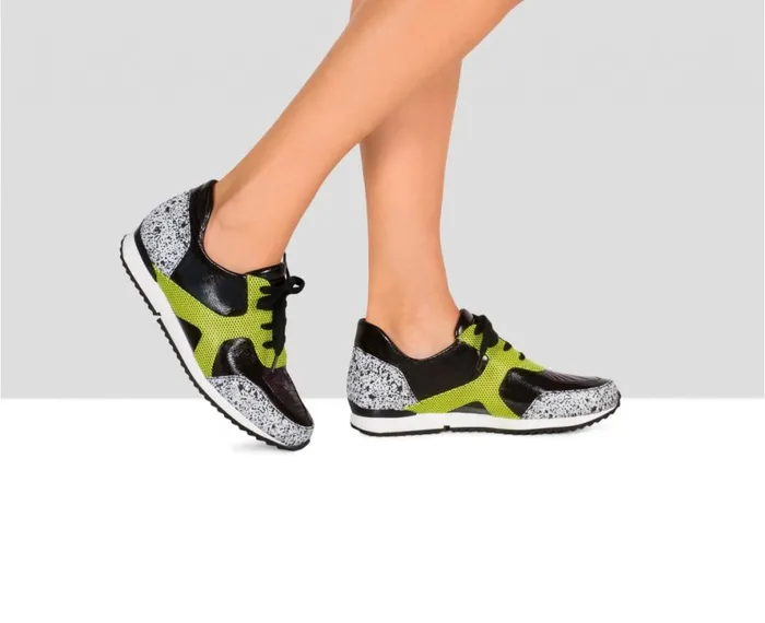Women Sneakers Audley Shoes Low Heel Leather Sneaker Eden Black