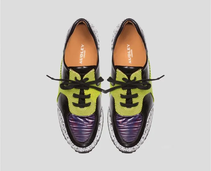 Women Sneakers Audley Shoes Low Heel Leather Sneaker Eden Black