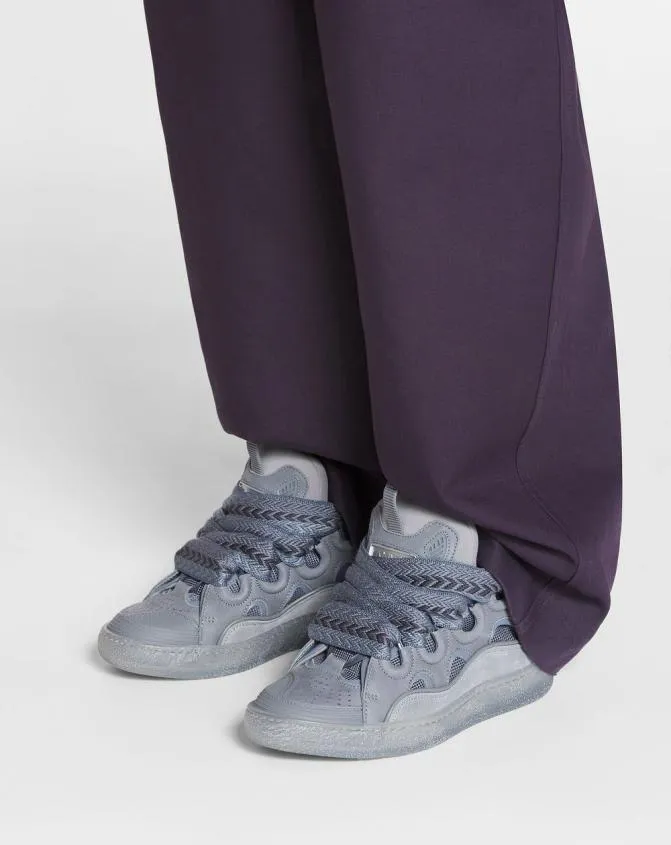 Women Sneakers Lanvin Curb Leather Sneakers Light Grey Women Sneakers Lanvin Curb Leather Sneakers Light Grey