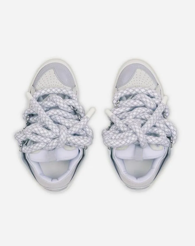 Women Sneakers Lanvin Curb Sneakers In Leather With Snake Laces White Women Sneakers Lanvin Curb Sneakers In Leather With Snake Laces White