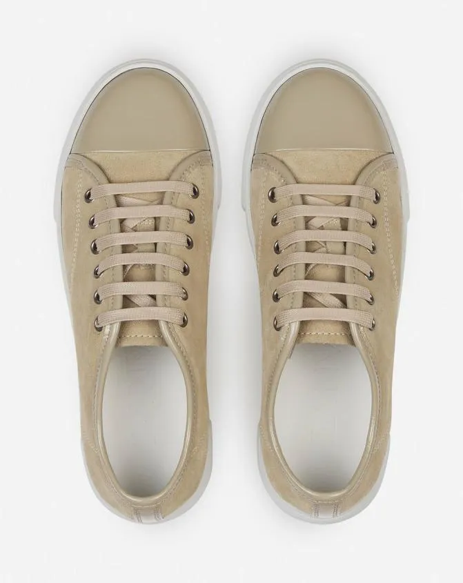 Women Sneakers Lanvin Dbb1 Sneakers In Suede And Patent Leather Lin Women Sneakers Lanvin Dbb1 Sneakers In Suede And Patent Leather Lin
