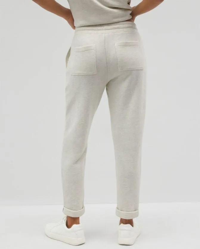 Women Soma Bottoms Cotton Terry Cropped Pants Heather Crystal