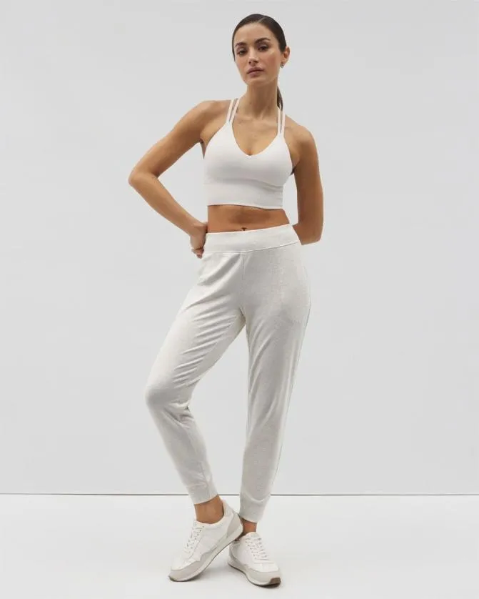 Women Soma Bottoms Essential Terry Joggers Heather Crystal