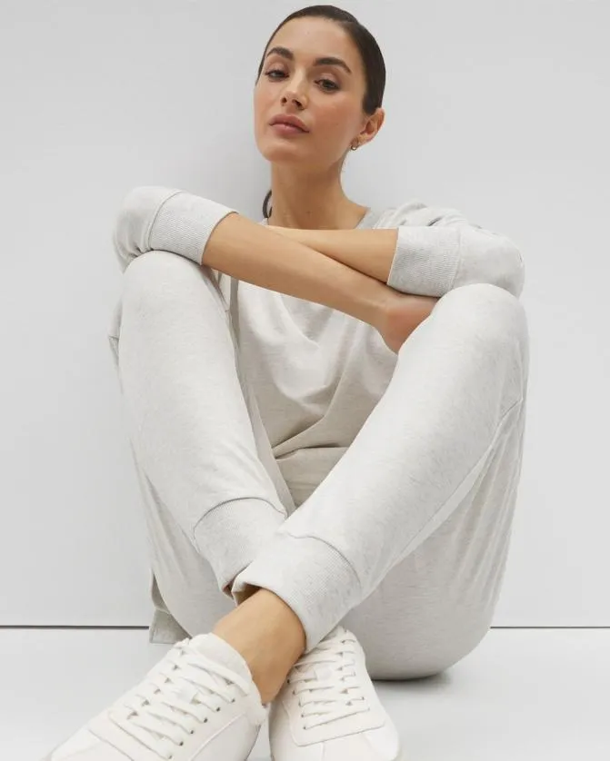 Women Soma Bottoms Essential Terry Joggers Heather Crystal