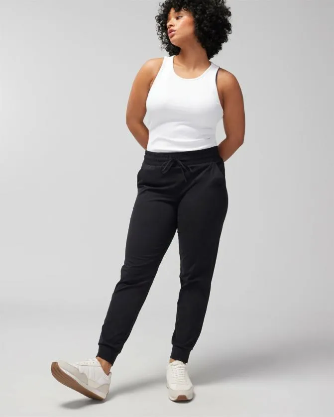 Women Soma Bottoms Tech Knit Jogger Black