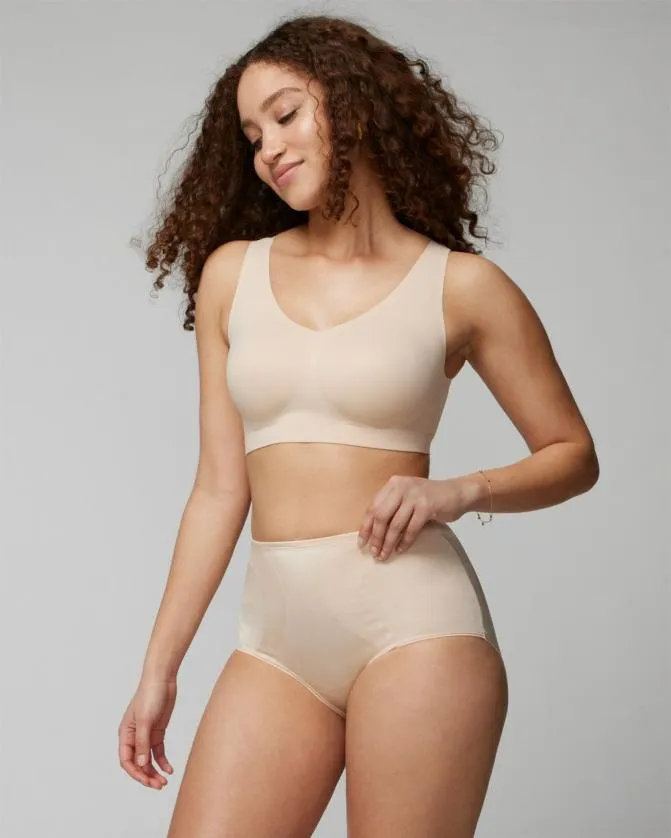 Women Soma Briefs Second Skin By MidLevel Shaping Vanishing Edge Brief Pale Sand Women Soma Briefs Second Skin By MidLevel Shaping Vanishing Edge Brief Pale Sand