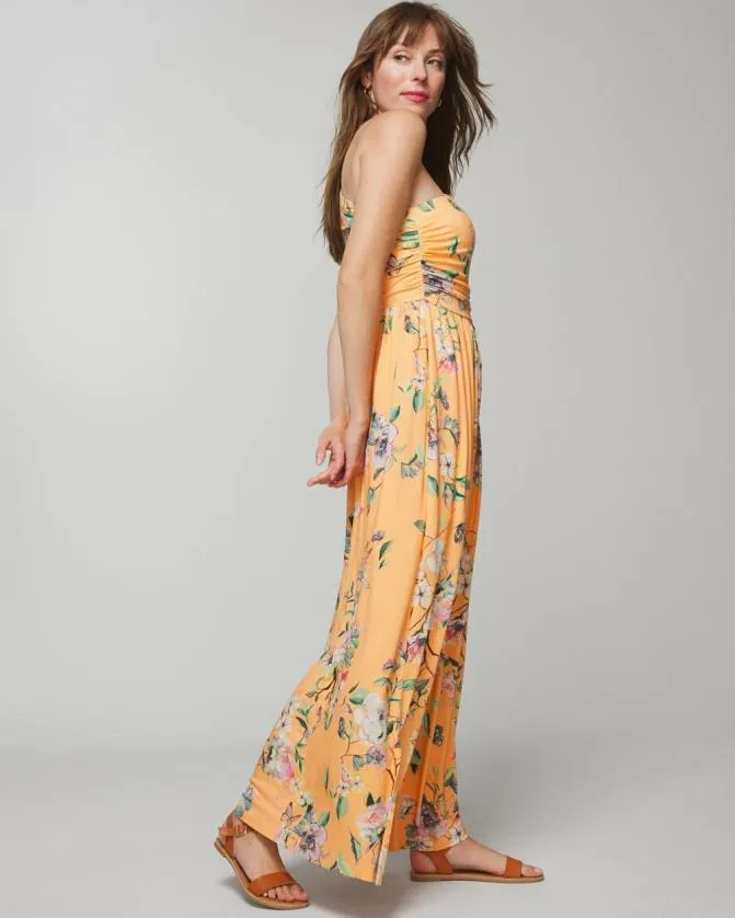 Women Soma Long Dresses Soft Jersey OneShoulder Knot Maxi Bra Dress Wild Berry