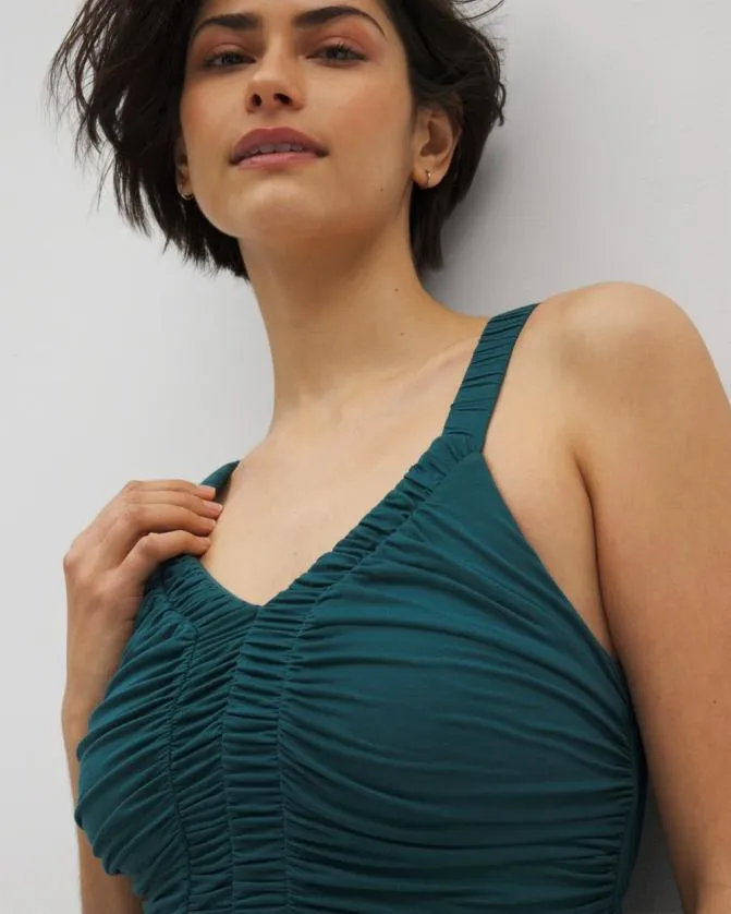 Women Soma Midi Dresses Cabana Midi Bra Dress Deep Teal