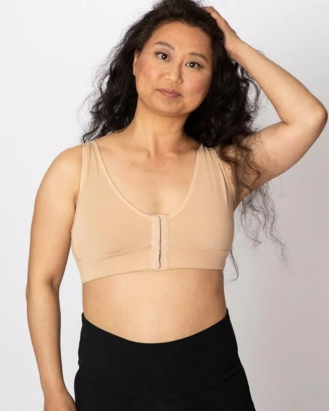 Women Soma Post Surgical Bras AnaOno FrontClosure PostSurgery Bra Sand