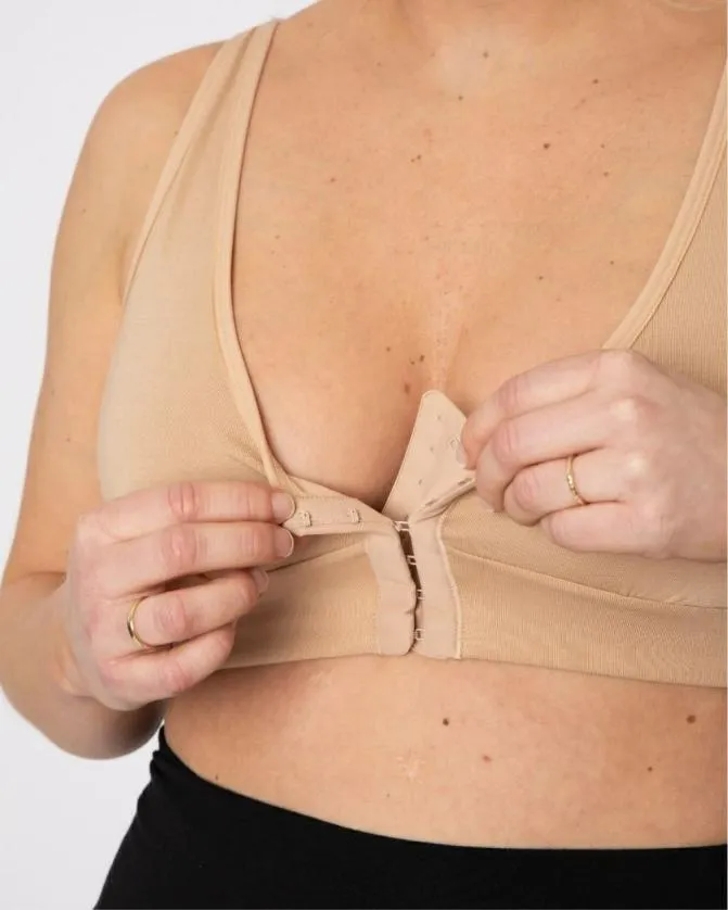 Women Soma Post Surgical Bras AnaOno FrontClosure PostSurgery Bra Sand