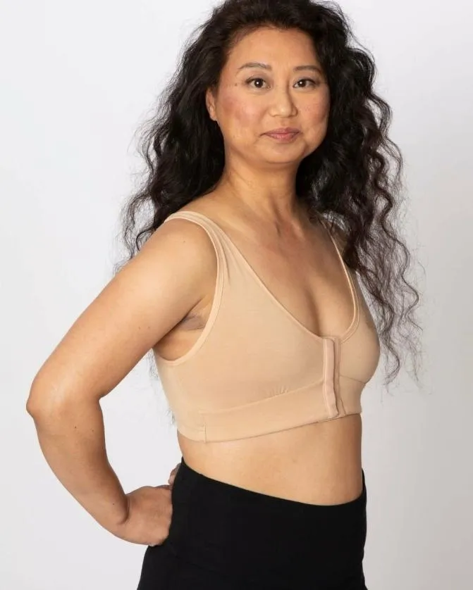 Women Soma Post Surgical Bras AnaOno FrontClosure PostSurgery Bra Sand