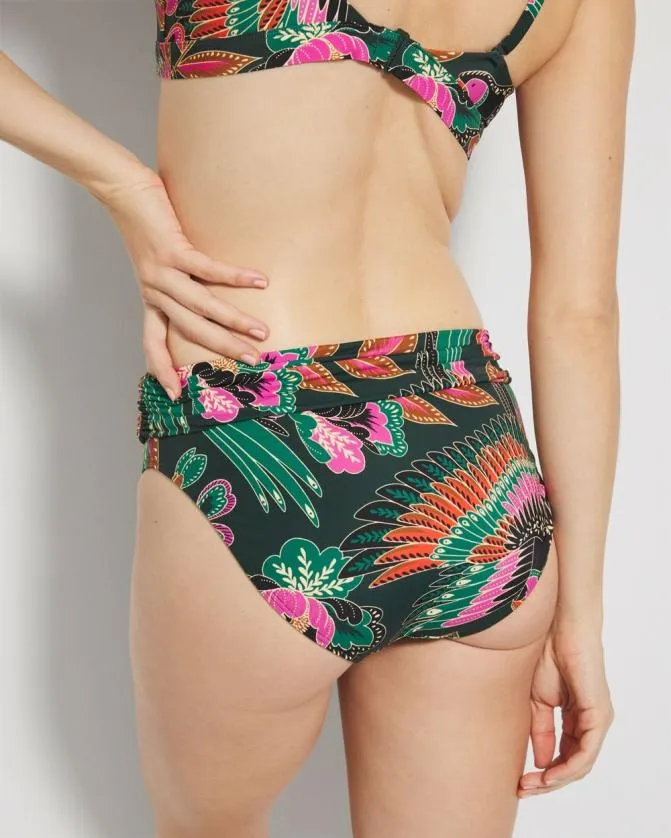 Women Soma Swim Bottoms Swim Covertible Bikini Bottom Parrotise Lush Emerald