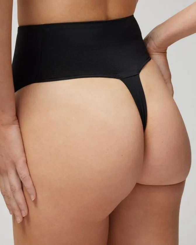 Women Soma Thongs Vanishing Tummy HighWaist Thong Panty Dark Sea