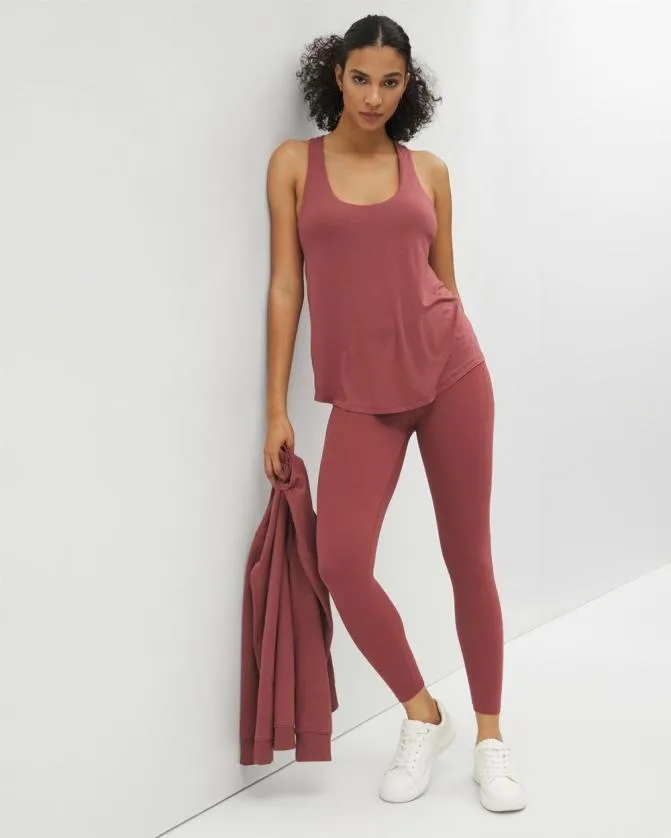 Women Soma Tops Soft Jersey Racerback Bra Tank Make Me Blush