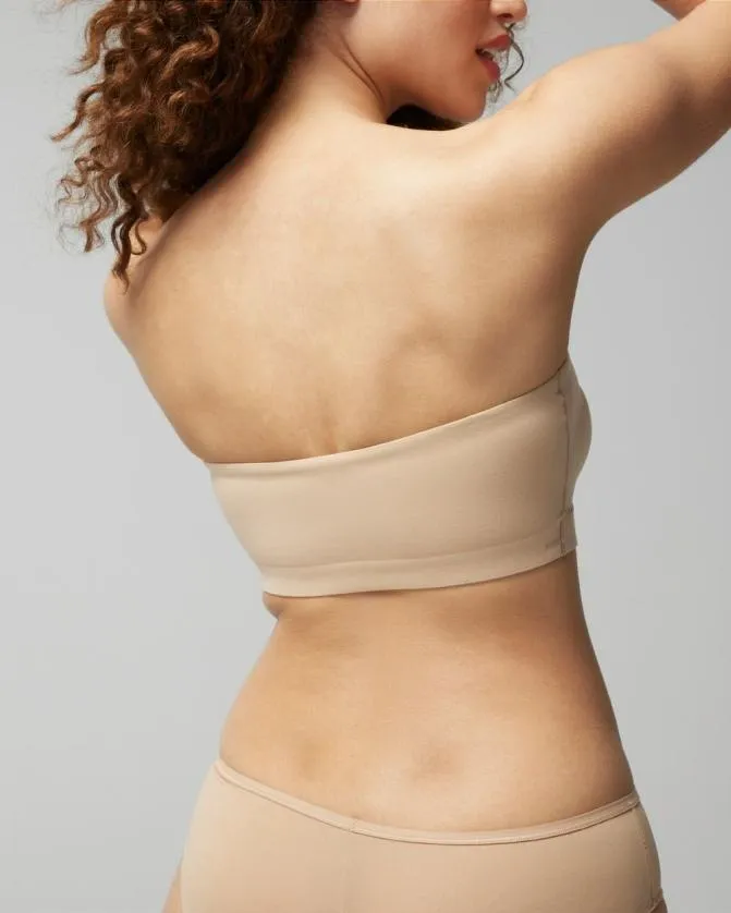 Women Soma Wireless Bras Enbliss Bandeau Bra Warm Amber