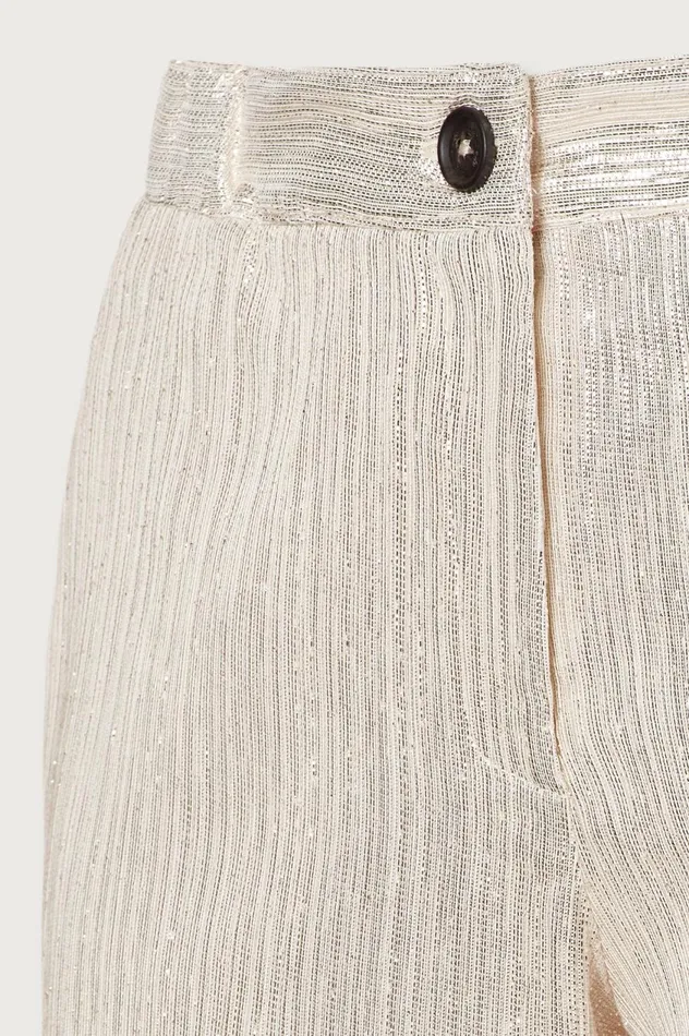 Women SPARUS 8211 Viscose Cropped Trousers 8211 Sand Grain Massimo Alba Trousers and Shorts Women SPARUS 8211 Viscose Cropped Trousers 8211 Sand Grain Massimo Alba Trousers and Shorts