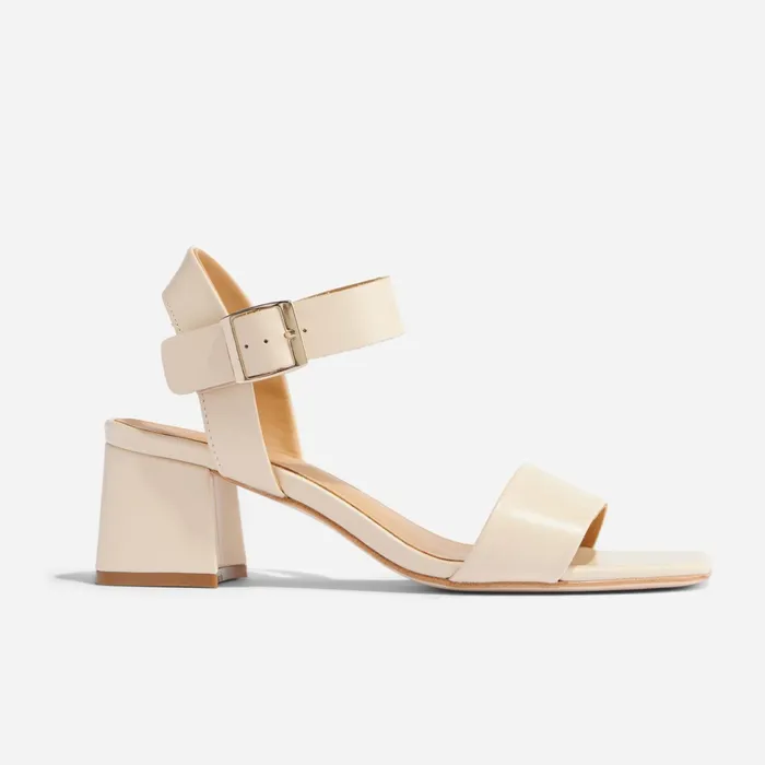 Women Stella GoTo Block Heel Sandal Bone Nisolo Sandals