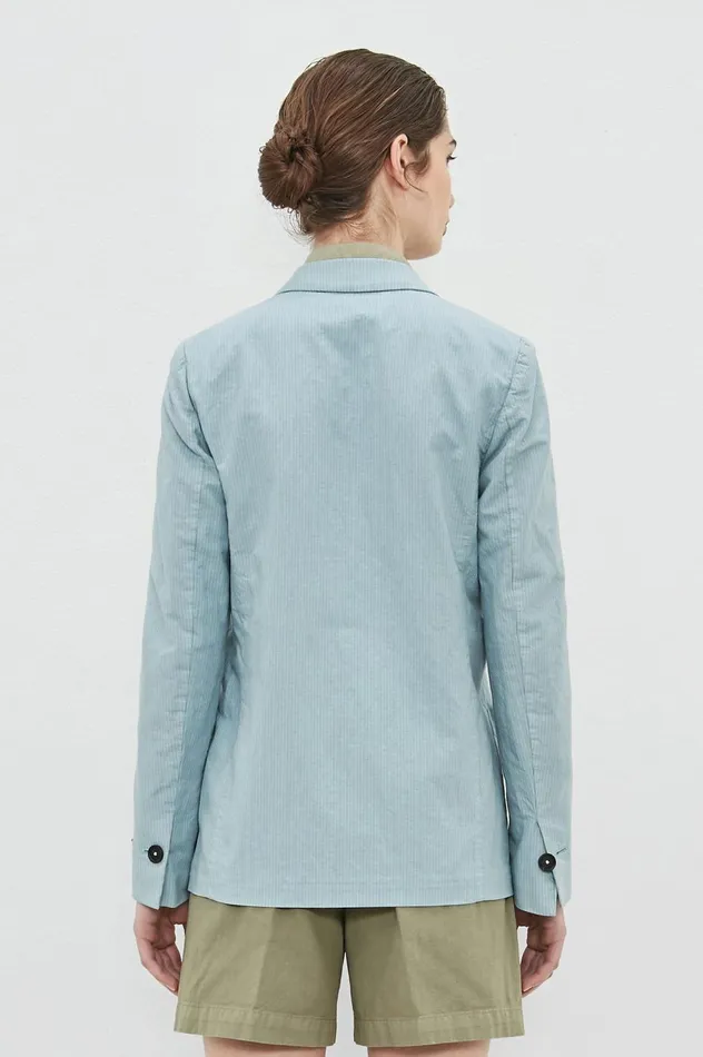 Women STROMBOLI 8211 Cotton Linen Singlebreasted Jacket 8211 Avio Massimo Alba Jackets and Coats Women STROMBOLI 8211 Cotton Linen Singlebreasted Jacket 8211 Avio Massimo Alba Jackets and Coats