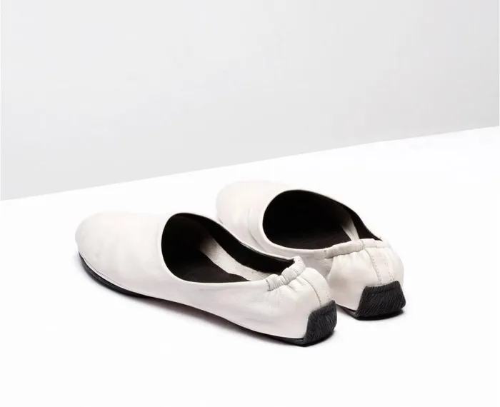 Women Swaps Audley Shoes Leather Swap Ivory White