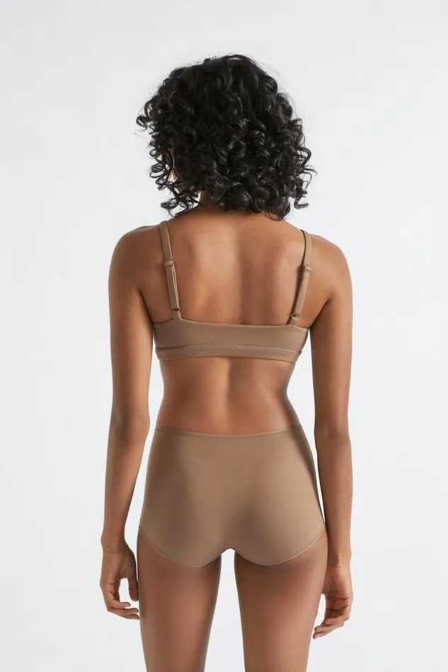 Women TShirts and Tops Seed Heritage Basic Bralette Mocha