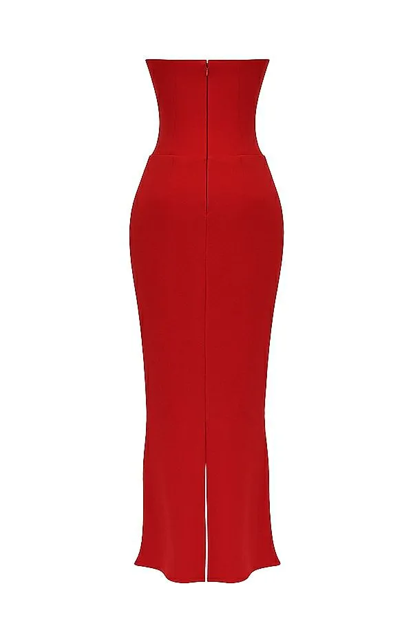 Women Tamara Cherry Strapless Corset Dress House Of CB Dresses
