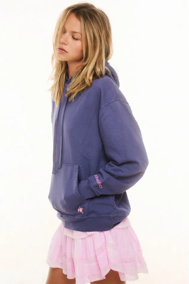 Women Tees and Fleece LoveShackFancy Lalita Hoodie Blueberry