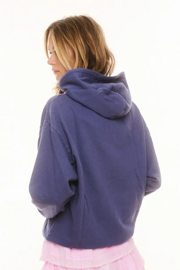 Women Tees and Fleece LoveShackFancy Lalita Hoodie Blueberry