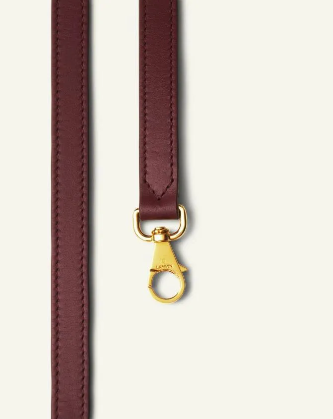 Women Tote Bags and Top Handle Bags Lanvin Asymmetrical Leather Compagnon Bag Bacchus