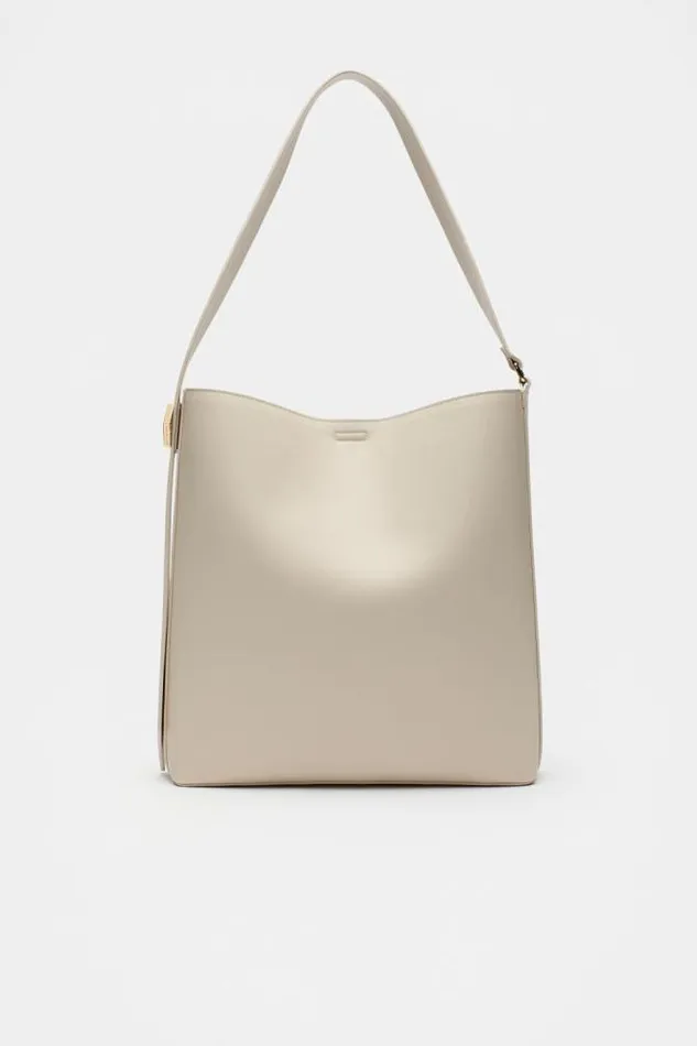 Women Tote Bags Seed Heritage Buckle Trim Tote Oat