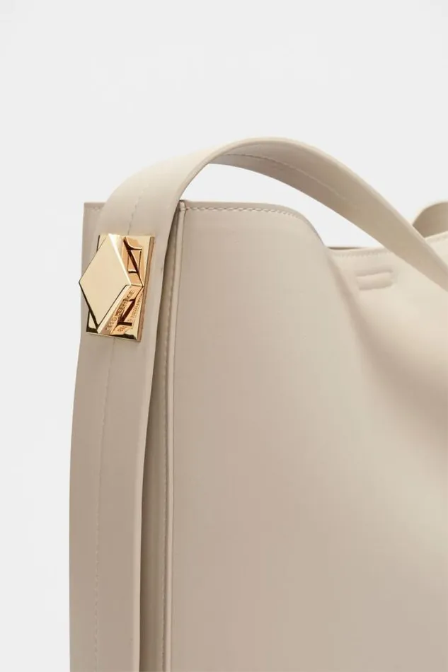 Women Tote Bags Seed Heritage Buckle Trim Tote Oat