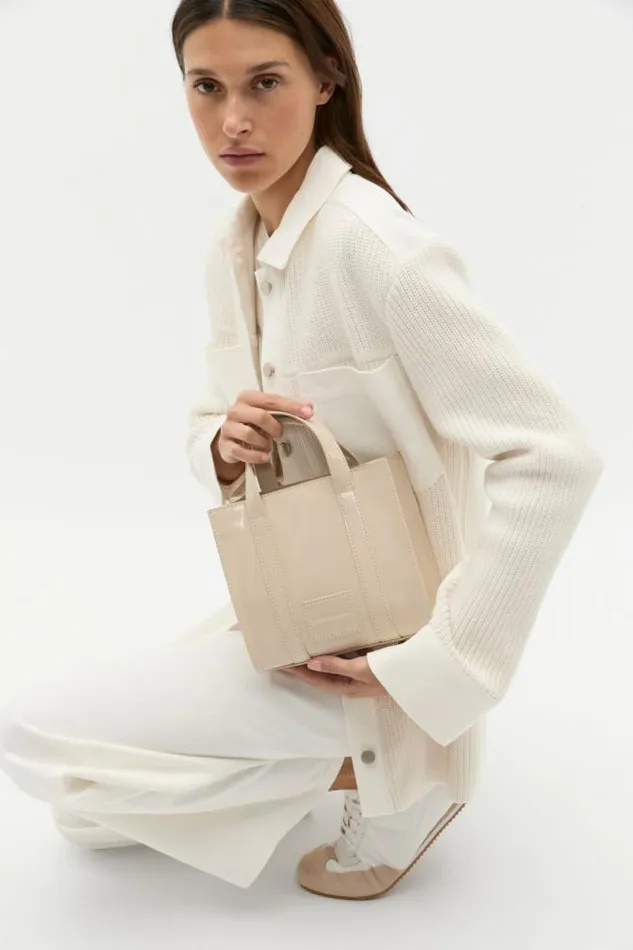 Women Tote Bags Seed Heritage Coated Carry All Mini Tote Oat