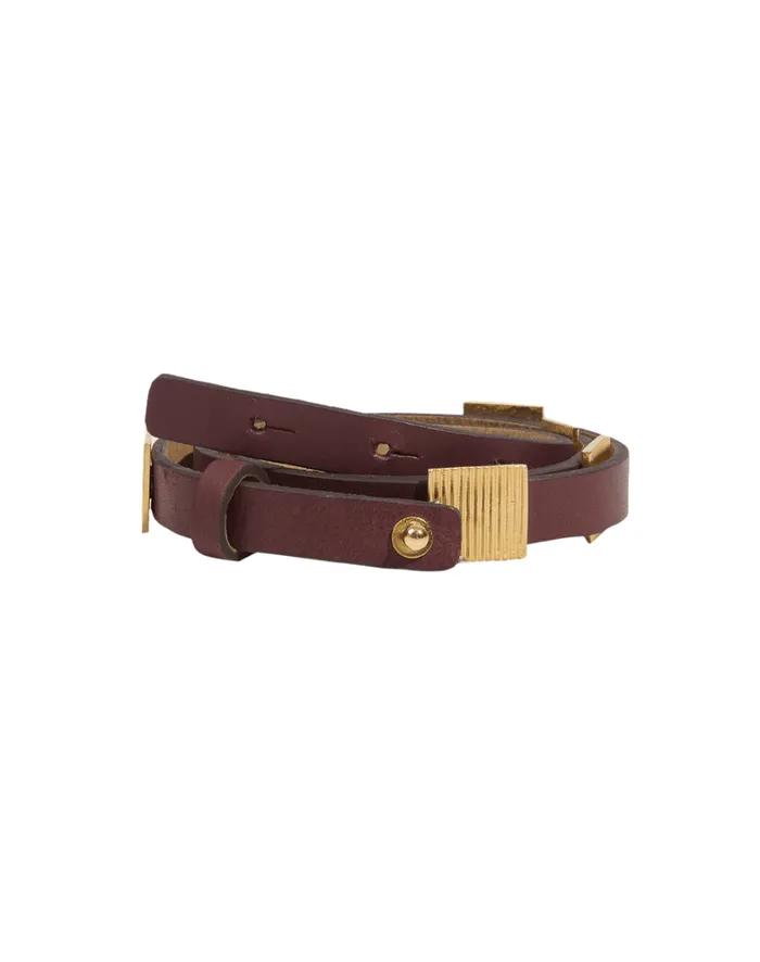 Women ViX Paula Hermanny Belts Jade Belt 8211 Wine