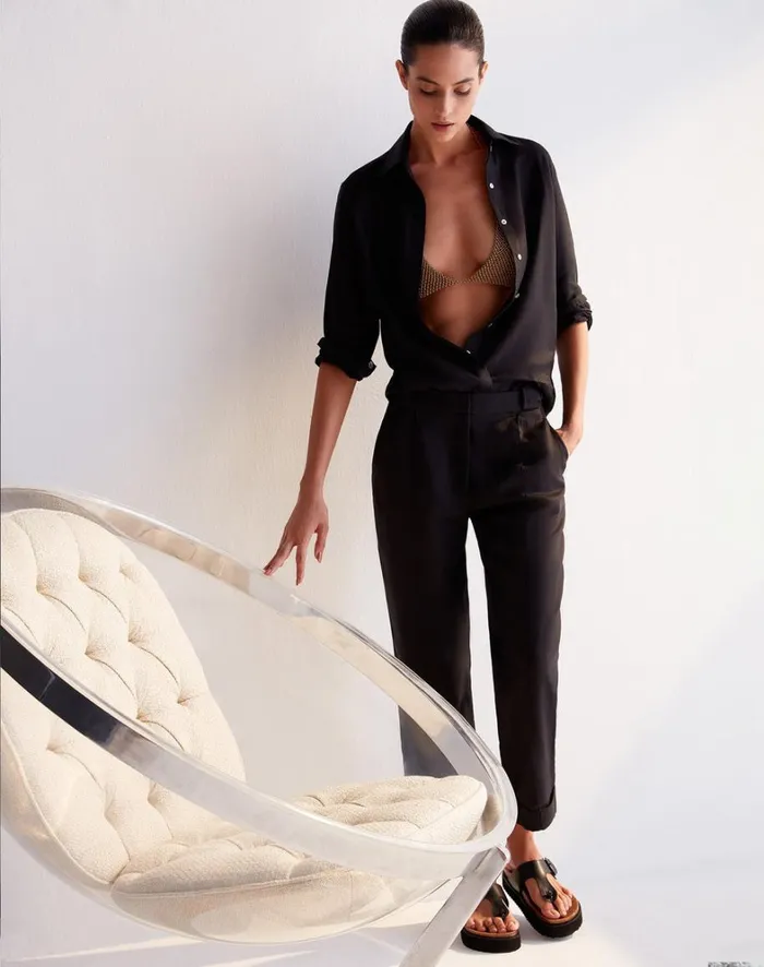 Women ViX Paula Hermanny Bottoms Angelica Pants 8211 Black
