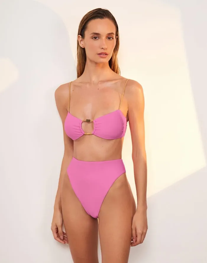Women ViX Paula Hermanny Bottoms Gigi Hot Pant Bottom 8211 Gerbera