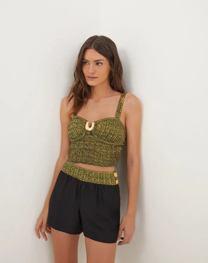 Women ViX Paula Hermanny Bottoms Kasey Shorts 8211 Black
