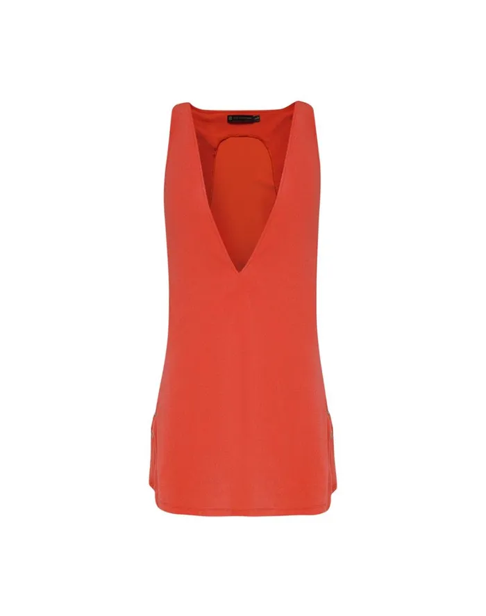 Women ViX Paula Hermanny Cover Ups Dani Short Cover Up 8211 Tomato