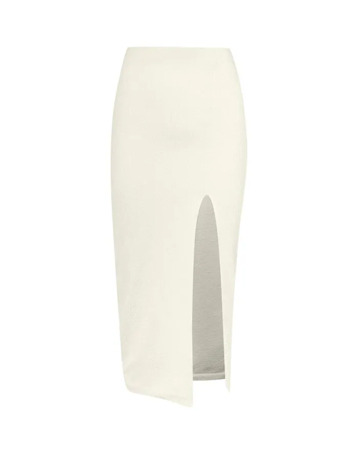 Women ViX Paula Hermanny Cover Ups Firenze Luiza Midi Skirt 8211 Off White