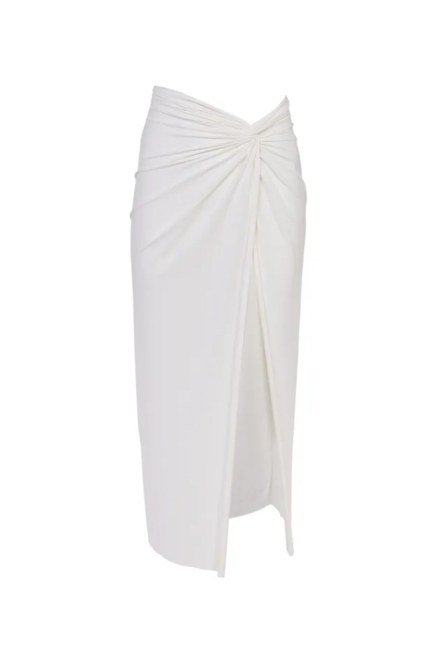 Women ViX Paula Hermanny Cover Ups Karen Midi Skirt Off White