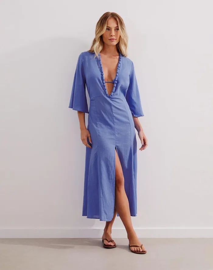 Women ViX Paula Hermanny Cover Ups Karlie Long Cover Up 8211 Infinite