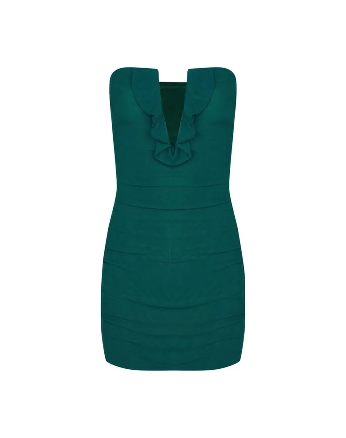 Women ViX Paula Hermanny Dresses Chrissy Short Dress 8211 Jasper