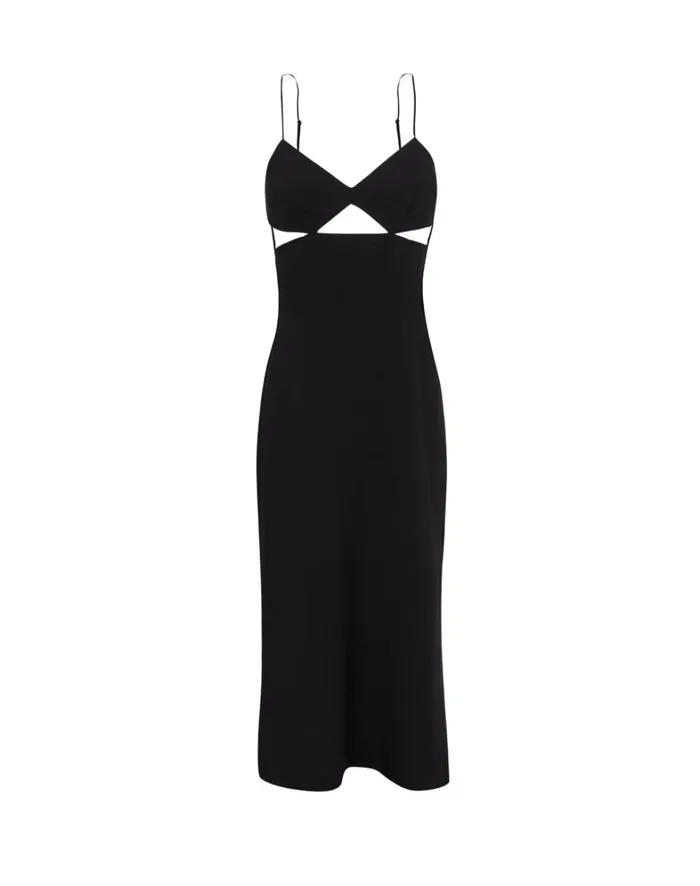 Women ViX Paula Hermanny Dresses Francis Midi Dress 8211 Black