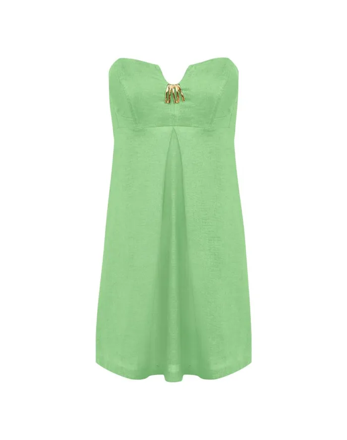 Women ViX Paula Hermanny Dresses Lucile Detail Short Dress 8211 Seaside